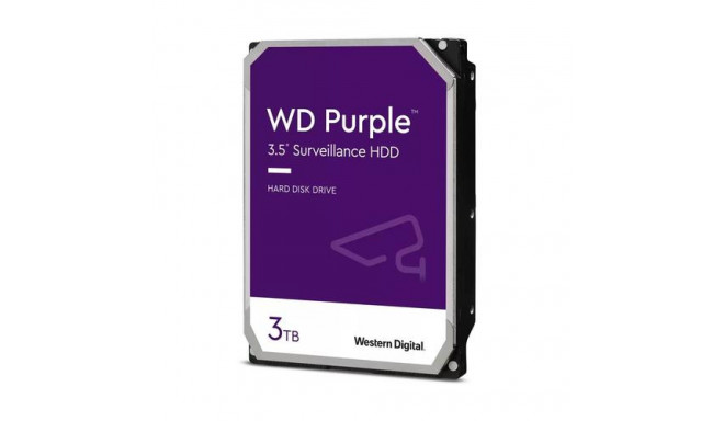 Western Digital Blue Purple internal hard drive 3 TB 5400 RPM 64 MB 3.5&quot; Serial ATA III
