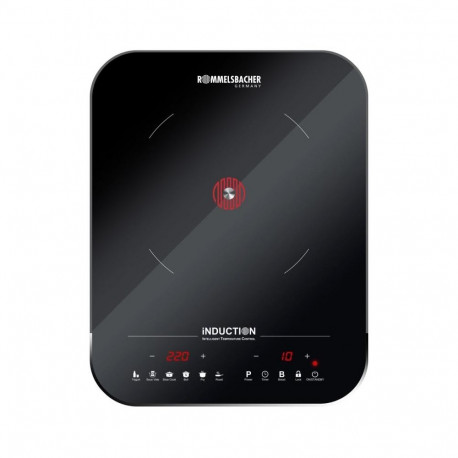 Induction Cooktop - Rommelsbacher CTS 2000 IN 10 Power Levels, Timer, Black