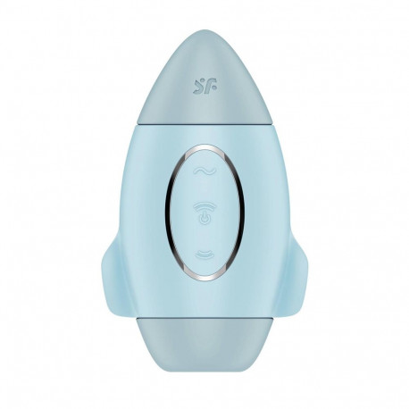 Satisfyer õhusurve vibraator Mission Control Double, sinine