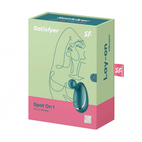 SATISFYER SPOT ON 1 LAY-ON VIBRADOR VERDE 1UN