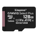 Kingston 128GB micSDXC Canvas Select Plus 100R A1 C10 Single Pack w/o ADP