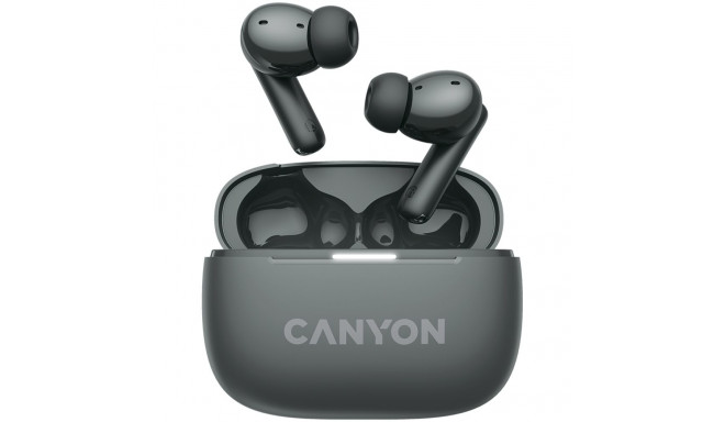 CANYON headset OnGo TWS-10 ANC+ENC Grey