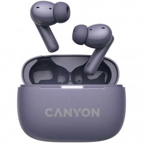 CANYON headset OnGo TWS-10 ANC+ENC Purple