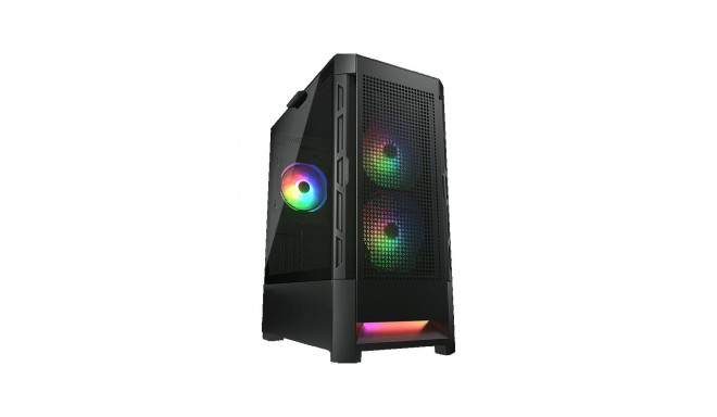 COUGAR DUOFACE RGB PC Case, Mid Tower, Black