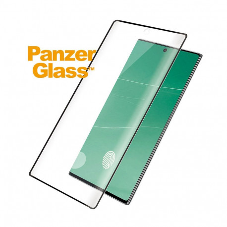 Kaitseklaas Samsung Galaxy Note20, sõrmejäljetoega, ümbrisesõbralik, kumera musta äärega, PanzerGlas