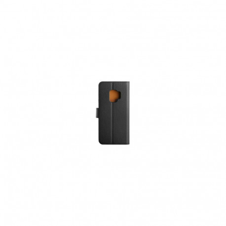 Kaitseümbris kaanega Slim Wallet, Samsung Galaxy S9, must pruuni sisuga, Xqisit