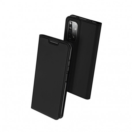 Kaitseümbris kaanega Skin Pro, Xiaomi Redmi Note 11 / 11S, must, Dux Ducis