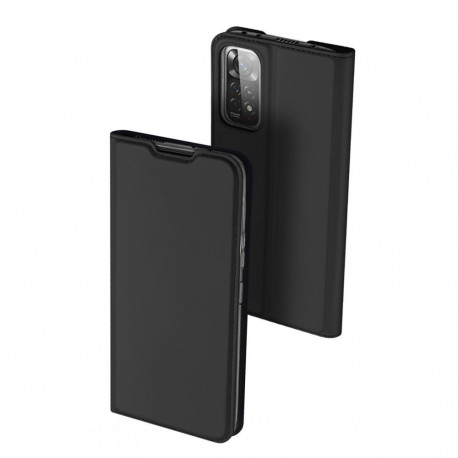 Kaitseümbris kaanega Skin Pro, Xiaomi Redmi Note 11 Pro / 11 Pro 5G, must, Dux Ducis