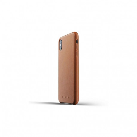 Kaitseümbris Apple iPhone Xs Max, naturaalsest nahast, helepruun, Mujjo