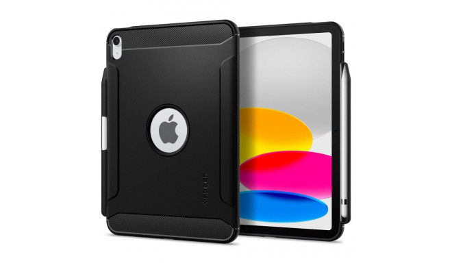 Kaitseümbris Rugged Armor, Apple iPad 11" (2025) / iPad 10.9" (2022), must, Spigen