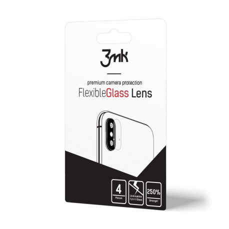 Tagakaamera õhuke kaitseklaas FlexibleGlass Lens, Apple iPhone XR, komplektis 4tk, 3mk