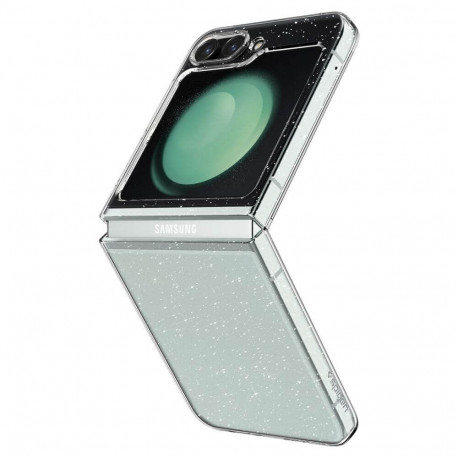 Kaitseümbris AirSkin Glitter, Samsung Galaxy Z Flip5, läbipaistev sädelusega, Spigen