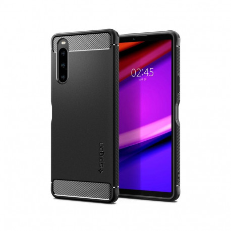 Kaitseümbris Rugged Armor, Sony Xperia 10 V, must, Spigen