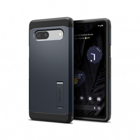 Kaitseümbris Tough Armor, Google Pixel 7a, sinakashall (Metal Slate), Spigen