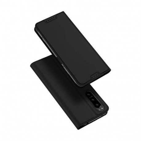 Kaitseümbris kaanega Skin Pro, Sony Xperia 5 IV, must, Dux Ducis