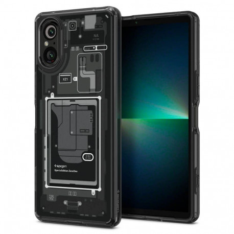 Kaitseümbris Ultra Hybrid Zero One, Sony Xperia 5 V, tumehall, Spigen