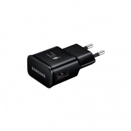Toalaadija adapter USB juhtmele, 2A/15W, kiirlaadimine, must, Samsung