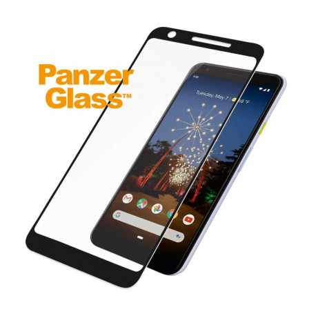 Ekraanikaitseklaas Google Pixel 3a XL, ümbrisesõbralik, must, PanzerGlass