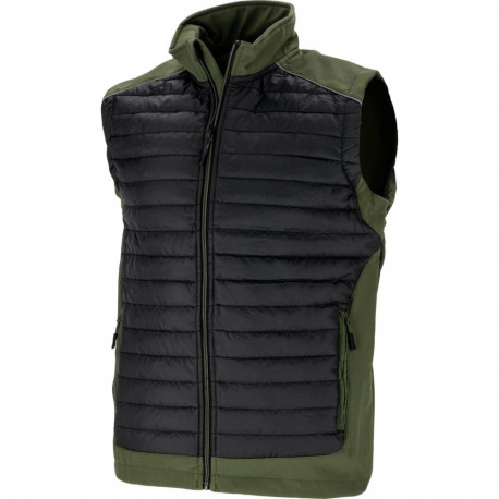 soojendatud must-roheline vest "s", ce, lahti