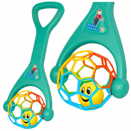 käimistugi elastse palliga kõrisev türkiissinine kuul