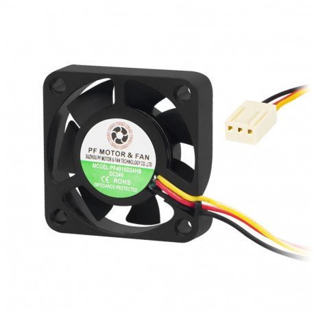 85-411# Wentylator 40x10mm 24v kulkowy 3-przewodowy