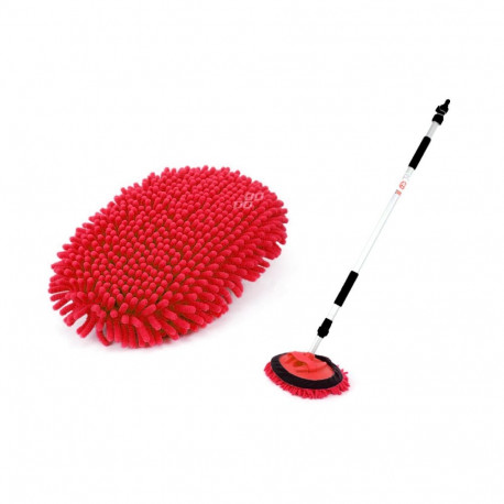 Teleskoopiline mikrofibrist voolav autopesuhari 120-200 cm amio-02398