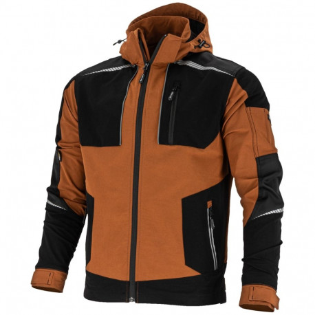 Bluza stretch brązowo-czarna, "2xl", ce, lahti