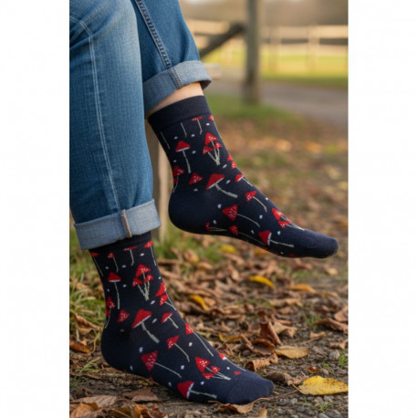 SOKISAHTEL AGARIC tumesinised meriinovillased seentega sokid 444, 446, 452