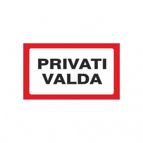 STICKER PRIVATE OWNERSHIP 170X100MM