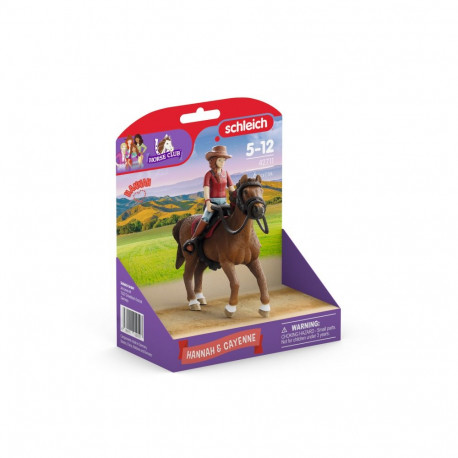SCHLEICH HORSE CLUB Hannah & Cayenne
