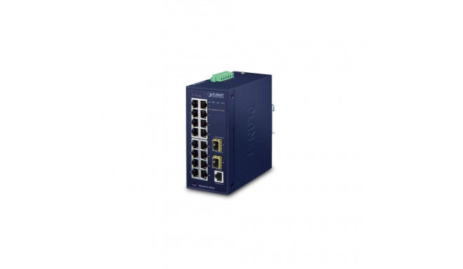PLANET IGS-4215-16T2S network switch Managed L2/L4 Gigabit Ethernet (10/100/1000) Blue