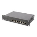 Managed L2 network switch 10" 8xRJ45 10/100