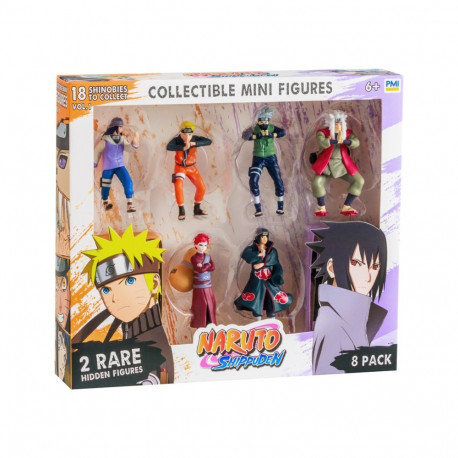 NARUTO SHIPPUDEN figuurid - 8 komplekti deluxe versioon A