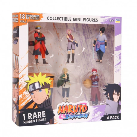 NARUTO SHIPPUDEN figuurid ver. C deluxe väljaanne kuueosaline komplekt