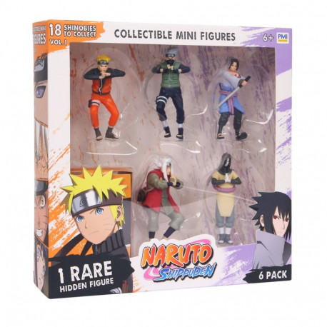 Naruto Shippuden figuurid – 6 komplekti luksusväljaanne versioon B