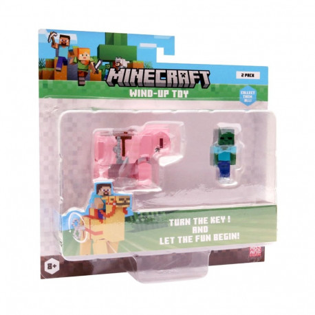 Minecraft S2 3D mehhaaniline mänguasi – beebi zombi ja põrsas