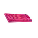 Logitech G PRO X TKL klaviatuur mängimine RF juhtmevaba + Bluetooth QWERTY US International roosa