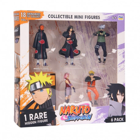 NARUTO SHIPPUDEN figuurid - 6 komplekti deluxe versioon A