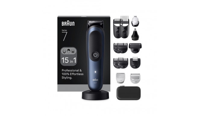 Braun 80789909 hair trimmers/clipper Dark Blue 21 Lithium-Ion (Li-Ion)