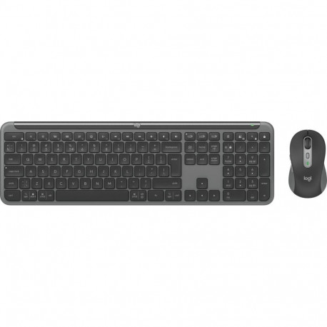Logitech 920-012490 keyboard Mouse included Office RF Wireless + Bluetooth QWERTY US International G