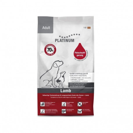 PLATINUM Adult lamb poolniiske koeratoit 5kg