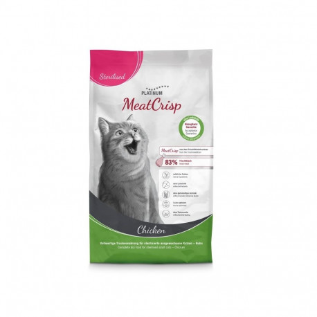 PLATINUM MeatCrisp steriliseeritud kana kuiv kassitoit 1,5kg