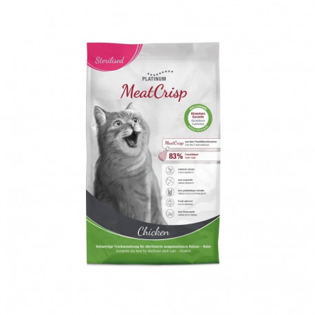 PLATINUM MeatCrisp steriliseeritud kana kuiv kassitoit 3kg