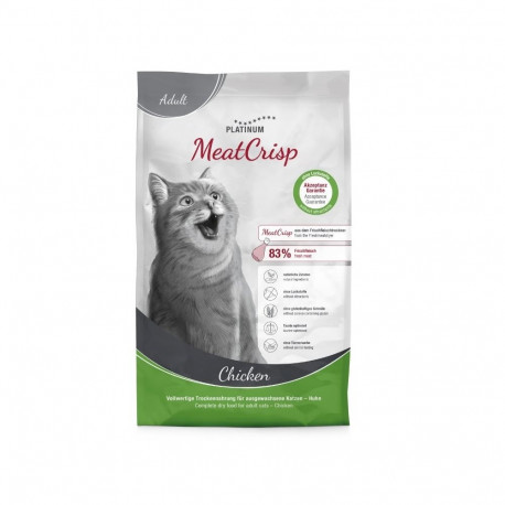 PLATINUM MeatCrisp täiskasvanud kuiv kassitoit kana 3kg