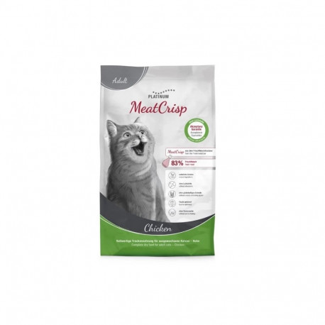 PLATINUM MeatCrisp täiskasvanud kana kuiv kassitoit 1,5kg
