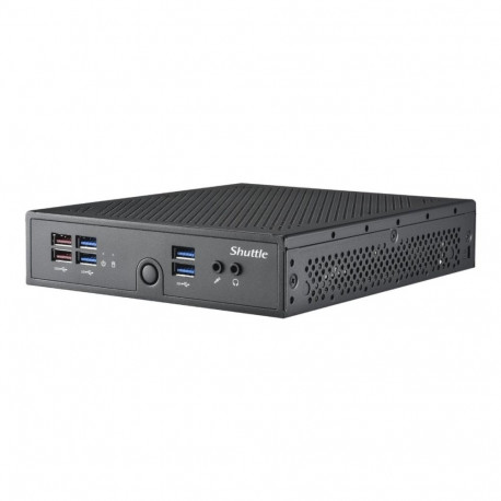 Shuttle XPC slim Barebone DS50U, Intel Celeron 7305, 2x LAN (1x 2.5Gbit ,1x 1Gbit), 1xCOM,1xHDMI,1xD