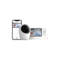 Eufy Baby Monitor E21 must, valge beebimonitor