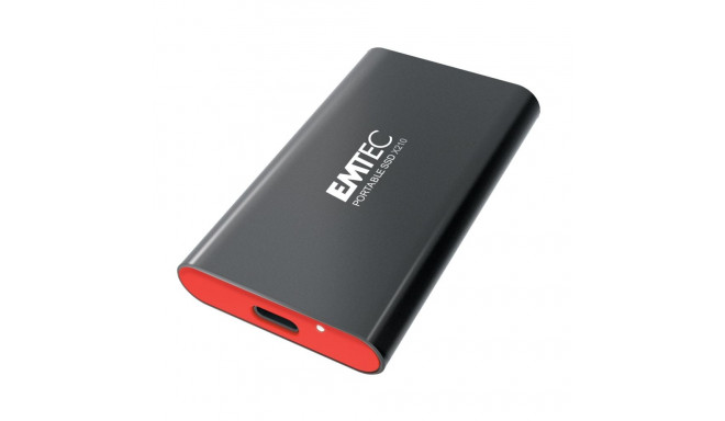 Emtec X210 ELITE 2 TB USB Type-C 3.2 Gen 2 (3.1 Gen 2) must, punane