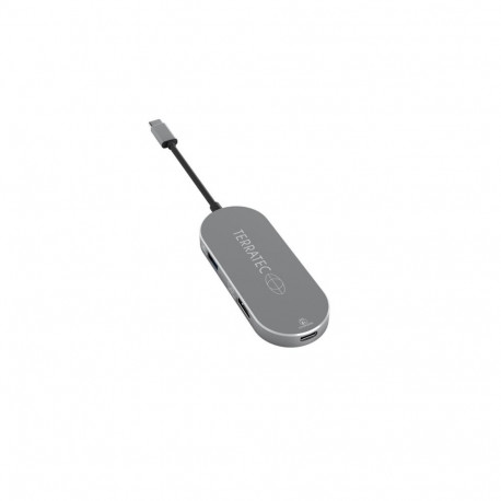 Terratec Connect c5 USB 3.2 Gen 1 (3.1 Gen 1) Type-C hõbedane