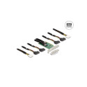 DeLOCK PCI Express 4.0 x16 kaart 4 x SFF-8639 NVMe jaoks – bifurkatsioon – madala profiiliga vormite